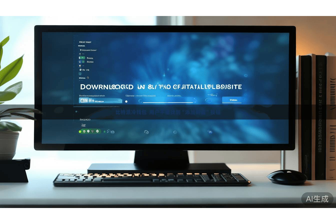 比特派冷钱包  用户不错找到“添加财富”按钮